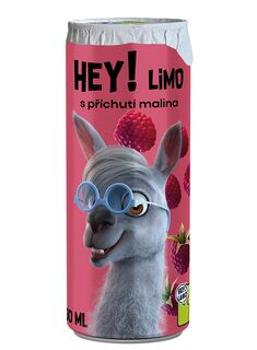 HeyLamo HEY! LIMO - s příchutí malina - 250 ml
