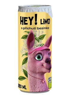 HeyLamo HEY! LIMO - s příchutí bezinka - 250 ml