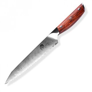 Dellinger Nůž na pečivo, Dellinger Rose-Wood Damascus
