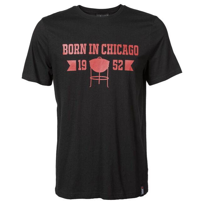 Weber Pánské tričko "Born in Chicago", černé, vel. L/XL