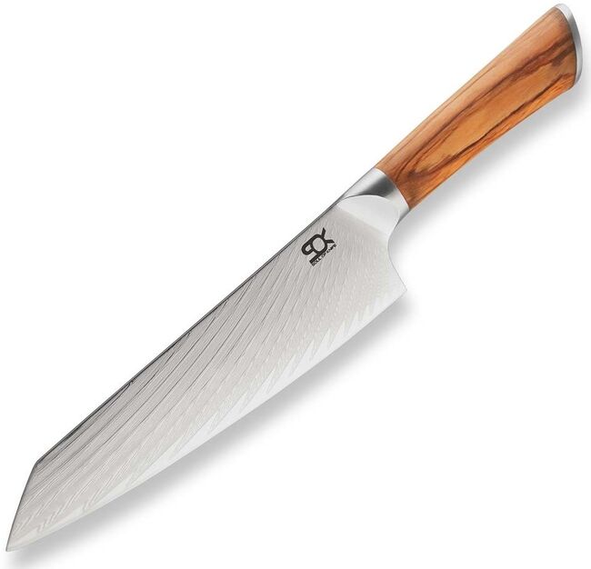 SOK Kuchařský nůž Kiritsuke 195 mm, SOK Olive Sunshine Damascus