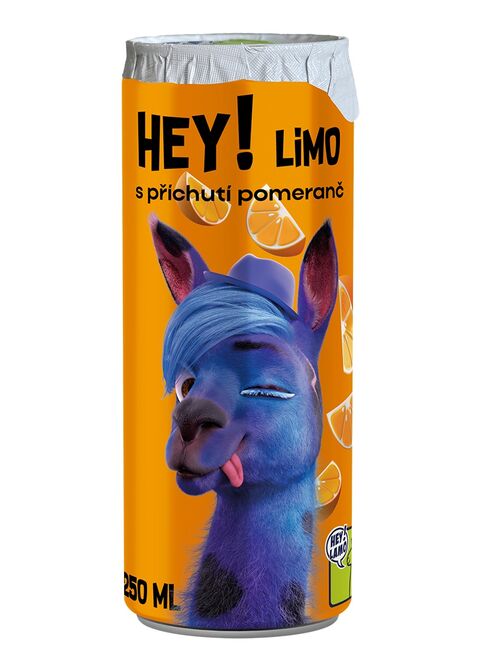 HeyLamo HEY! LIMO - s příchutí Pomeranč - 250 ml