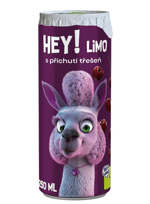HEY! LIMO - s příchutí třešeň - 250 ml